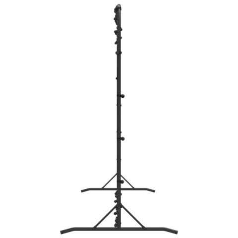 REBOUNDER DO PIŁKI NOŻNEJ CZARNY 366X90X183CM HDPE