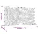 REBOUNDER DO PIŁKI NOŻNEJ CZARNY 366X90X183CM HDPE