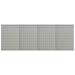 ŚCIENNE PŁYTY PERFOROWANE 4 SZT. 40X58CM STAL