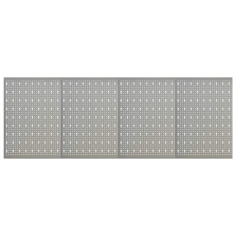 ŚCIENNE PŁYTY PERFOROWANE 4 SZT. 40X58CM STAL