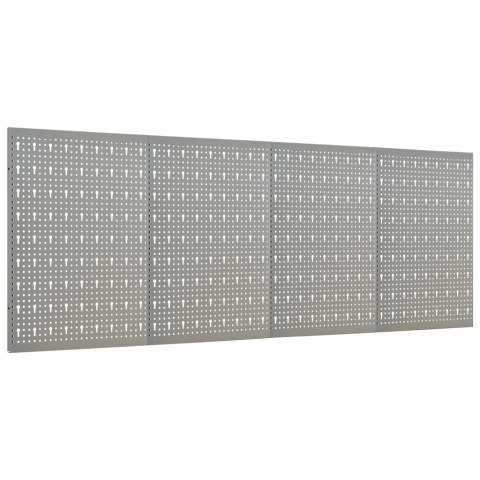 ŚCIENNE PŁYTY PERFOROWANE 4 SZT. 40X58CM STAL