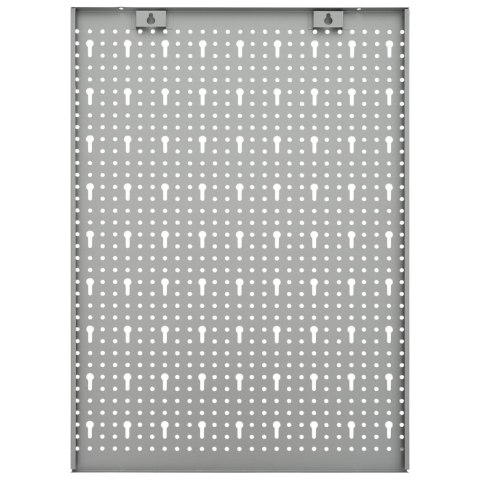 ŚCIENNE PŁYTY PERFOROWANE 4 SZT. 40X58CM STAL