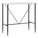 STOLIK BAROWY BIAŁY 120X60X110CM MDF