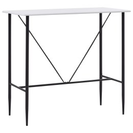 STOLIK BAROWY BIAŁY 120X60X110CM MDF