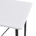 STOLIK BAROWY BIAŁY 120X60X110CM MDF