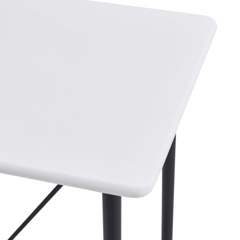 STOLIK BAROWY BIAŁY 120X60X110CM MDF