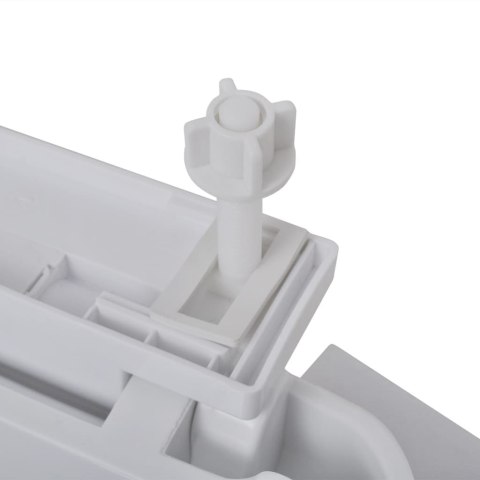 DESKI SEDESOWE WOLNOOPADAJĄCE 2 SZT. PLASTIKOWE BIAŁO-ŻÓŁTE