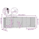 KOJEC DLA PSA Z DACHEM SREBRNY 6X2X2,5 M STAL GALWANIZOWANA