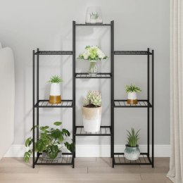 KWIETNIK 83X25X100CM CZARNY ŻELAZNY