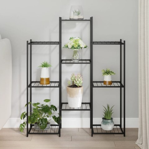 KWIETNIK 83X25X100CM CZARNY ŻELAZNY