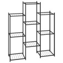 KWIETNIK 83X25X100CM CZARNY ŻELAZNY