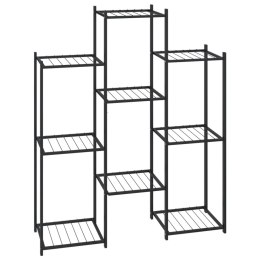 KWIETNIK 83X25X100CM CZARNY ŻELAZNY