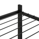 KWIETNIK 83X25X100CM CZARNY ŻELAZNY