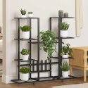 KWIETNIK NA KÓŁKACH 94,5X24,5X91,5CM CZARNY ŻELAZO