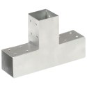 ŁĄCZNIKI W KSZTAŁCIE T 4 SZT. GALWANIZOWANY METAL 71X71 MM