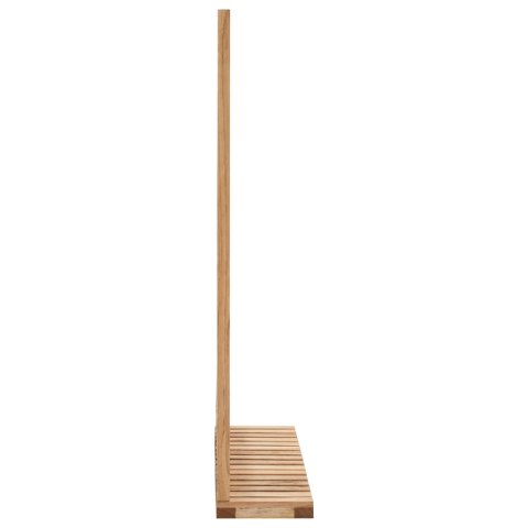 LUSTRO ŁAZIENKOWE 60X12X62CM Z RAMĄ Z DREWNA ORZECHOWEGO