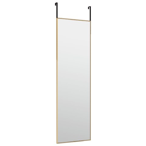 LUSTRO NA DRZWI ZŁOTE 30X100CM SZKŁO I ALUMINIUM