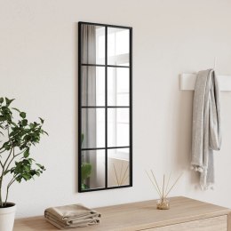 LUSTRO ŚCIENNE CZARNE 30X80CM PROSTOKĄTNE ŻELAZO
