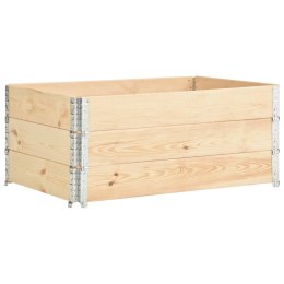 NADSTAWKI PALETOWE 3 SZT. 100X150CM LITE DREWNO SOSNOWE