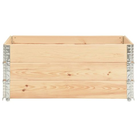 NADSTAWKI PALETOWE 3 SZT. 100X150CM LITE DREWNO SOSNOWE
