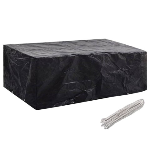 POKROWCE NA MEBLE OGRODOWE 2 SZT. 8 OCZEK 200X160X70CM