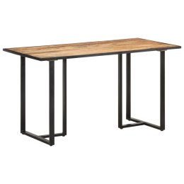 STÓŁ JADALNIANY 140CM SUROWE DREWNO MANGO
