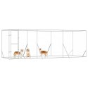 KOJEC ZEWNĘTRZNY DLA PSA 6X2X2 M STAL GALWANIZOWANA