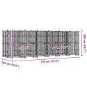 KOJEC ZEWNĘTRZNY DLA PSA STALOWY 11,06 M²