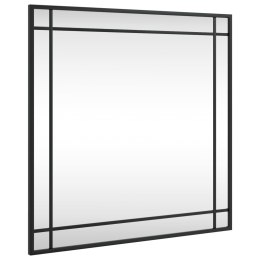 LUSTRO ŚCIENNE CZARNE 60X60CM KWADRATOWE ŻELAZO