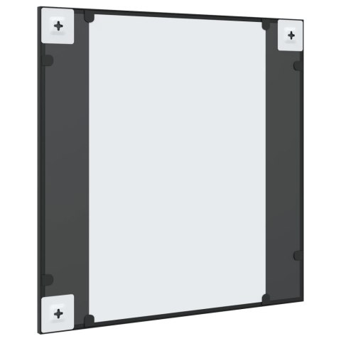 LUSTRO ŚCIENNE CZARNE 60X60CM KWADRATOWE ŻELAZO