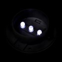 ZESTAW 12 LAMP SOLARNYCH LED NA OGRODZENIE CZARNE ŚCIENNE OŚWIETLENIE 12SZT.