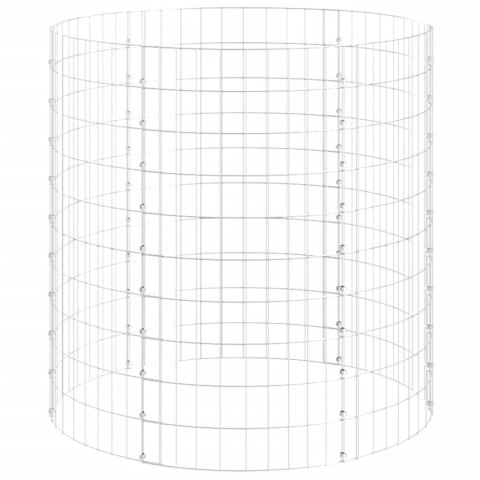 KOMPOSTOWNIK OGRODOWY Ø100X100CM STAL GALWANIZOWANA