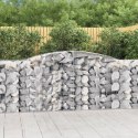 KOSZE GABIONOWE 10 SZT 400X50X100/120CM GALWANIZOWANE ŻELAZO