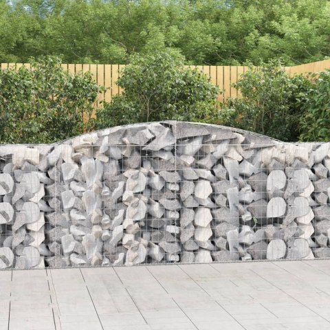 KOSZE GABIONOWE 10 SZT 400X50X100/120CM GALWANIZOWANE ŻELAZO