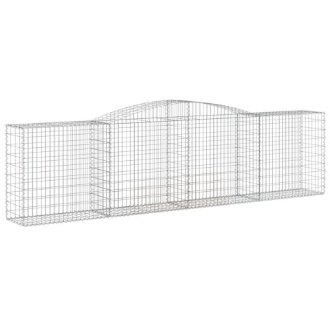 KOSZE GABIONOWE 10 SZT 400X50X100/120CM GALWANIZOWANE ŻELAZO
