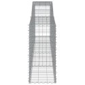 KOSZE GABIONOWE 10 SZT 400X50X100/120CM GALWANIZOWANE ŻELAZO
