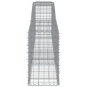 KOSZE GABIONOWE 10 SZT 400X50X80/100CM GALWANIZOWANE ŻELAZO