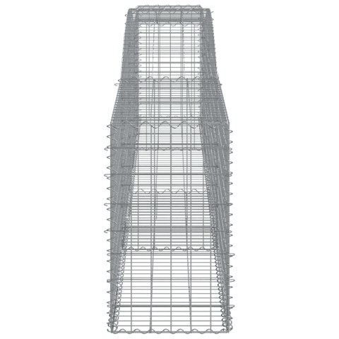 KOSZE GABIONOWE 10 SZT 400X50X80/100CM GALWANIZOWANE ŻELAZO