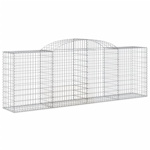 KOSZE GABIONOWE 11 SZT 300X50X100/120CM GALWANIZOWANE ŻELAZO
