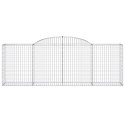 KOSZE GABIONOWE 11 SZT 300X50X100/120CM GALWANIZOWANE ŻELAZO
