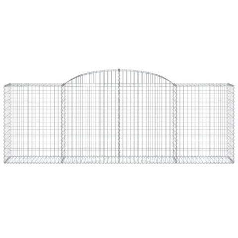 KOSZE GABIONOWE 11 SZT 300X50X100/120CM GALWANIZOWANE ŻELAZO