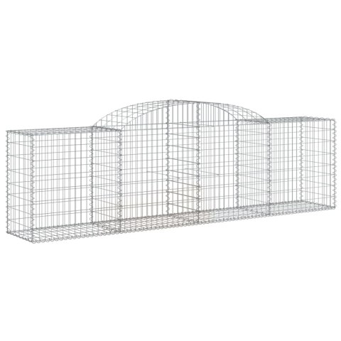 KOSZE GABIONOWE 15 SZT 300X50X80/100CM GALWANIZOWANE ŻELAZO