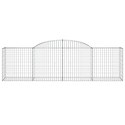 KOSZE GABIONOWE 15 SZT 300X50X80/100CM GALWANIZOWANE ŻELAZO