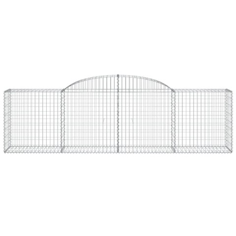 KOSZE GABIONOWE 15 SZT 300X50X80/100CM GALWANIZOWANE ŻELAZO