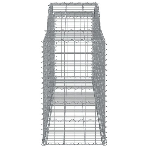 KOSZE GABIONOWE 15 SZT 300X50X80/100CM GALWANIZOWANE ŻELAZO