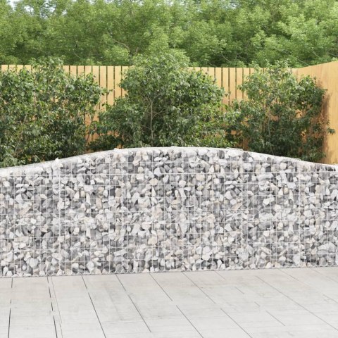 KOSZE GABIONOWE 15 SZT 400X50X80/100CM GALWANIZOWANE ŻELAZO