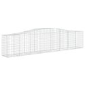 KOSZE GABIONOWE 15 SZT 400X50X80/100CM GALWANIZOWANE ŻELAZO