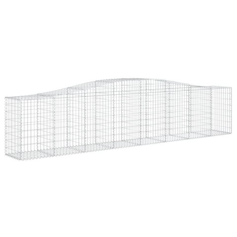 KOSZE GABIONOWE 9 SZT 400X50X80/100CM GALWANIZOWANE ŻELAZO