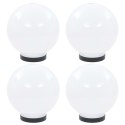 LAMPY OGRODOWE LED 4 SZT. KULISTE 20CM PMMA