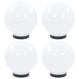 LAMPY OGRODOWE LED 4 SZT. KULISTE 20CM PMMA